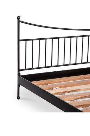   Modern European furniture - Black Iron Bed - www.oroa.com | Oroa.com