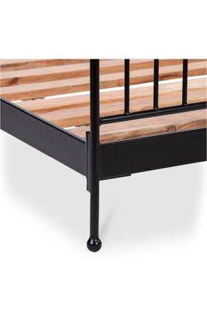   Modern European furniture - Black Iron Bed - www.oroa.com | Oroa.com