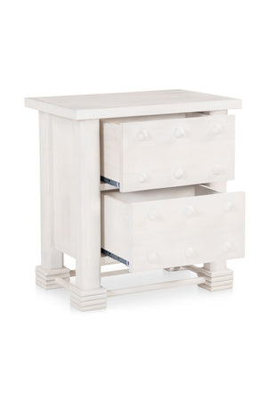   Modern European furniture - Whitewashed 2-Drawer Nightstand - www.oroa.com | Oroa.com