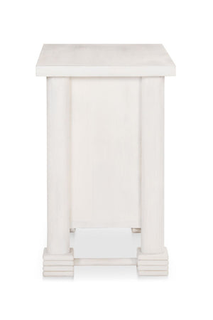   Modern European furniture - Whitewashed 2-Drawer Nightstand - www.oroa.com | Oroa.com