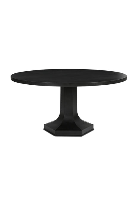   Modern European furniture - Black Round Dining Table - www.oroa.com | Oroa.com
