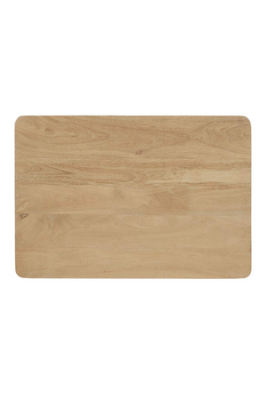   Modern European furniture - 2-Drawer Mango Wood Nightstand - www.oroa.com | Oroa.com