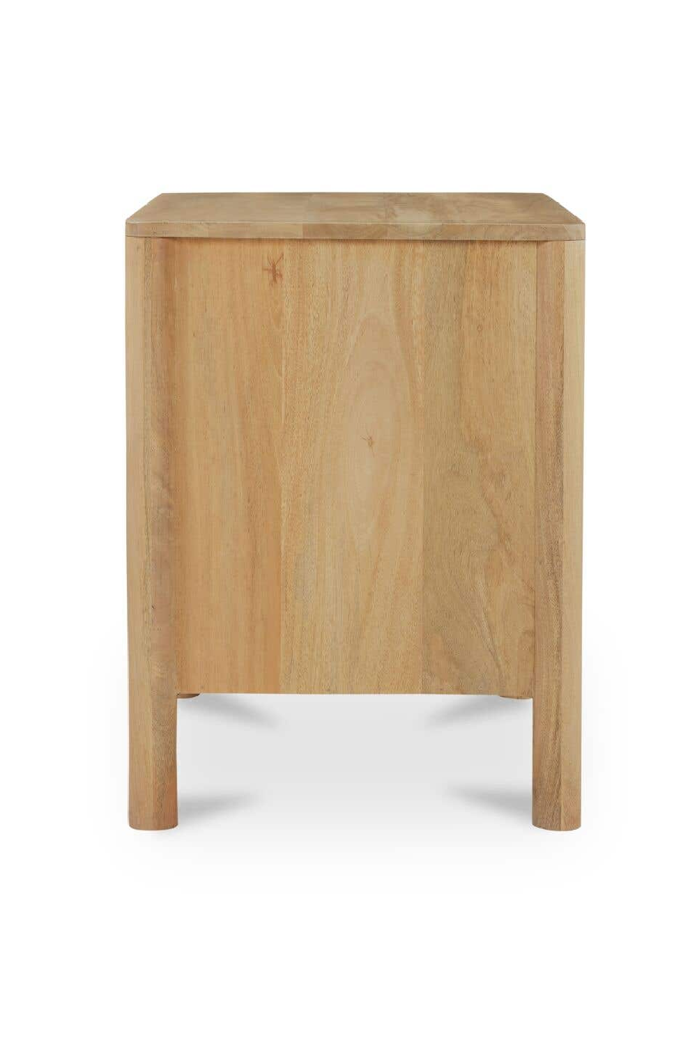   Modern European furniture - 2-Drawer Mango Wood Nightstand - www.oroa.com | Oroa.com