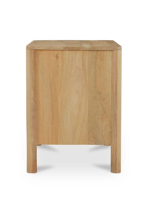   Modern European furniture - 2-Drawer Mango Wood Nightstand - www.oroa.com | Oroa.com