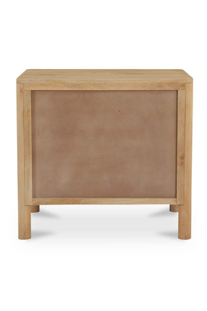   Modern European furniture - 2-Drawer Mango Wood Nightstand - www.oroa.com | Oroa.com