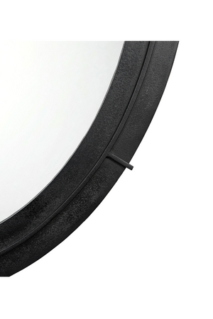   Modern European furniture - Aged Black Oval Mirror - www.oroa.com | Oroa.com