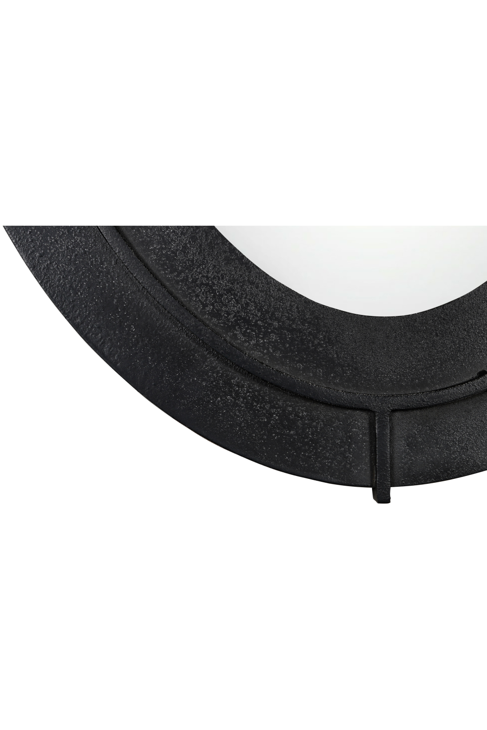   Modern European furniture - Aged Black Oval Mirror - www.oroa.com | Oroa.com