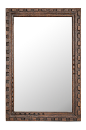   Modern European furniture - Brown Mango Wood Mirror - www.oroa.com | Oroa.com