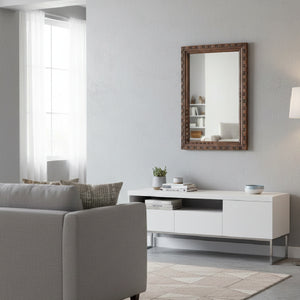   Modern European furniture - Brown Mango Wood Mirror - www.oroa.com | Oroa.com