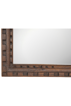   Modern European furniture - Brown Mango Wood Mirror - www.oroa.com | Oroa.com