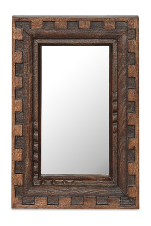   Modern European furniture - Brown Mango Wood Mirror - www.oroa.com | Oroa.com