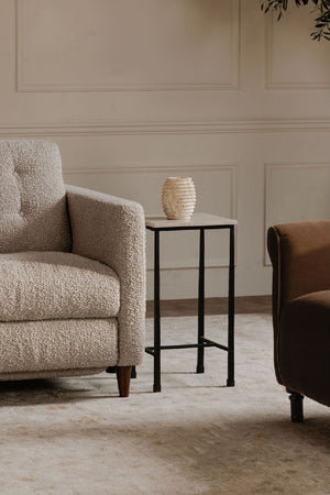  Modern European furniture - Italian Marble Square Side Table - www.oroa.com | Oroa.com