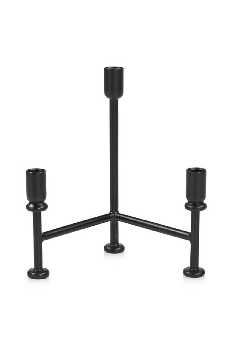   Modern European furniture - Black Metal Candle Holder - www.oroa.com | Oroa.com