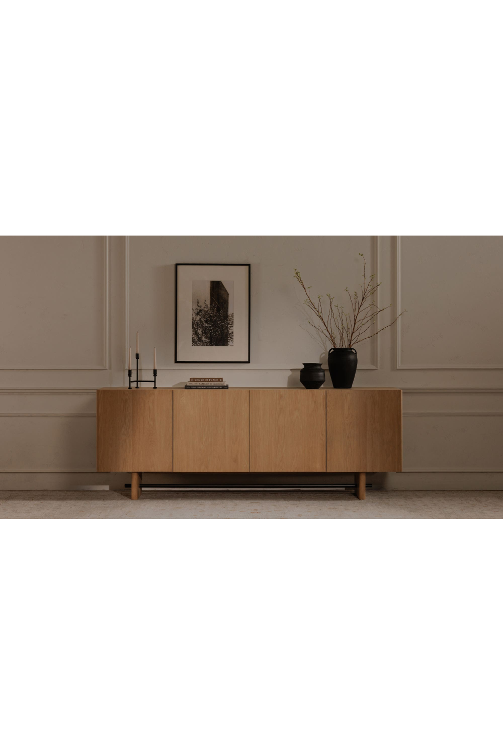   Modern European furniture - Black Metal Candle Holder - www.oroa.com | Oroa.com