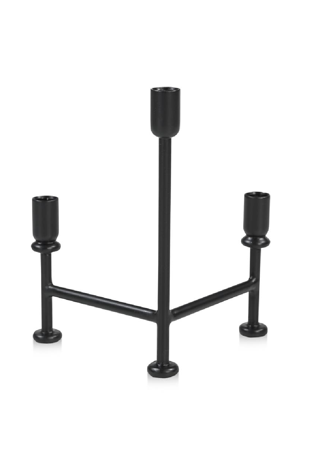   Modern European furniture - Black Metal Candle Holder - www.oroa.com | Oroa.com