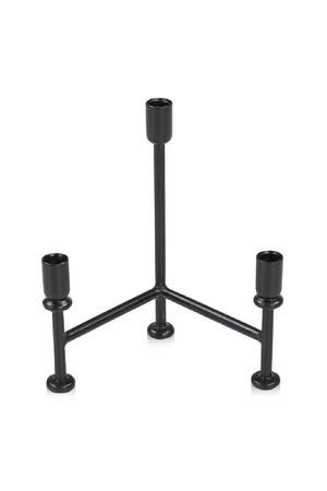   Modern European furniture - Black Metal Candle Holder - www.oroa.com | Oroa.com