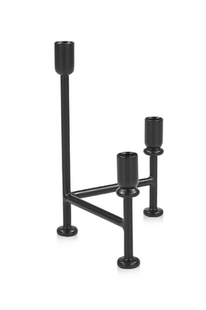   Modern European furniture - Black Metal Candle Holder - www.oroa.com | Oroa.com