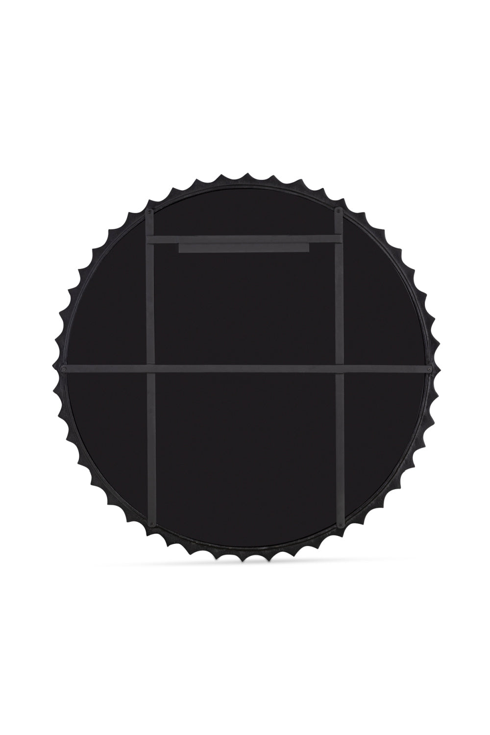  Modern European furniture - Black Round Mirror - www.oroa.com | Oroa.com