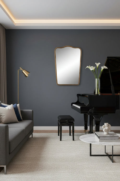   Modern European furniture - Cast Aluminum Wall Mirror - www.oroa.com | Oroa.com