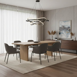   Modern European furniture - Sandblasted Oak Dining Table - www.oroa.com | Oroa.com
