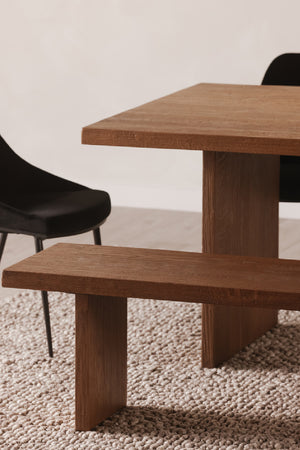   Modern European furniture - Sandblasted Oak Dining Bench - www.oroa.com | Oroa.com
