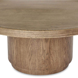   Modern European furniture - Round Tray Oak Coffee Table - www.oroa.com | Oroa.com