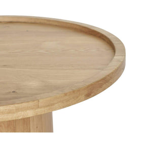   Modern European furniture - Round Tray Oak Coffee Table - www.oroa.com | Oroa.com