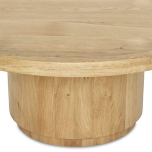   Modern European furniture - Round Tray Oak Coffee Table - www.oroa.com | Oroa.com