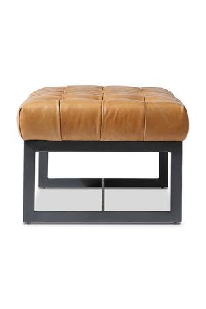   Modern European furniture - Tan Leather Tufted Bench - www.oroa.com | Oroa.com