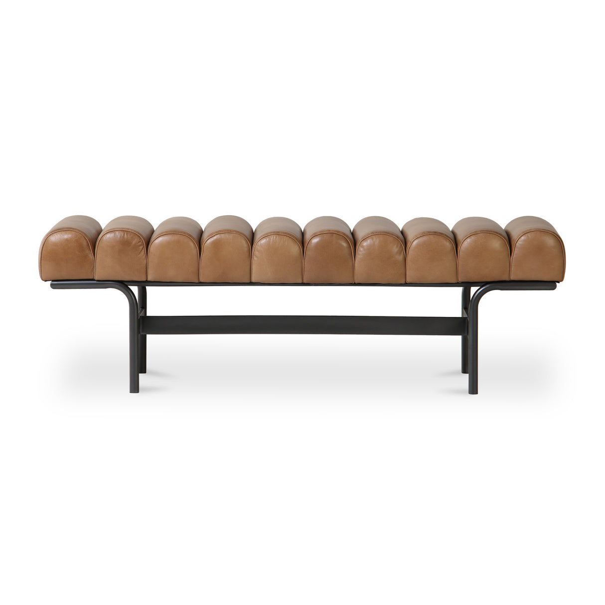   Modern European furniture - Channeled Leather Bench - www.oroa.com | Oroa.com