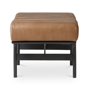   Modern European furniture - Channeled Leather Bench - www.oroa.com | Oroa.com