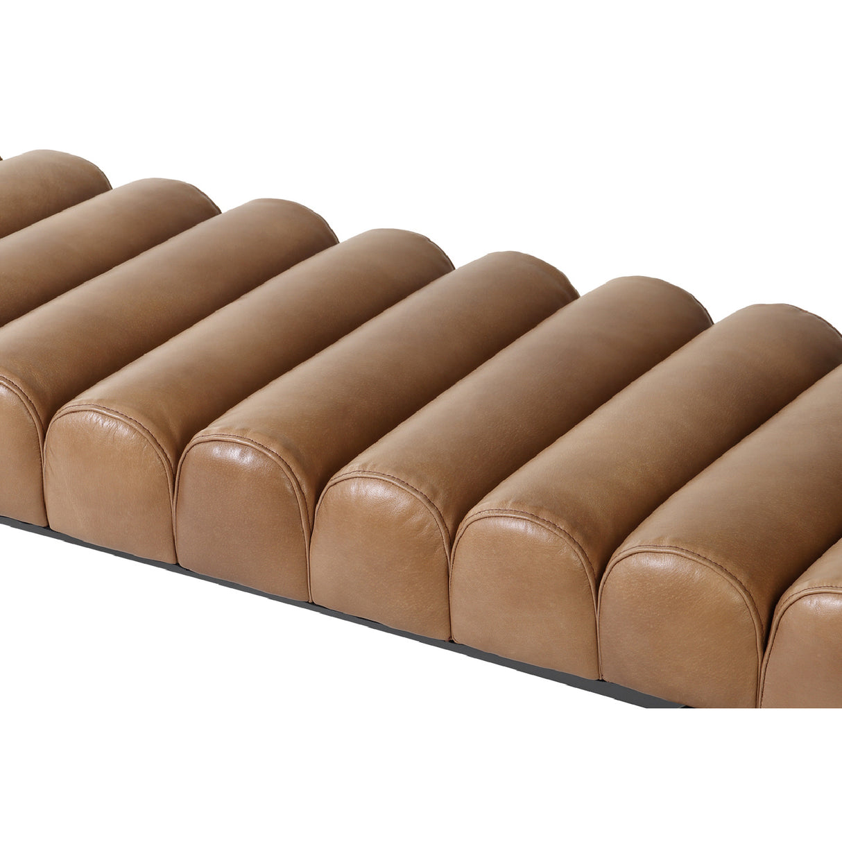  Modern European furniture - Channeled Leather Bench - www.oroa.com | Oroa.com
