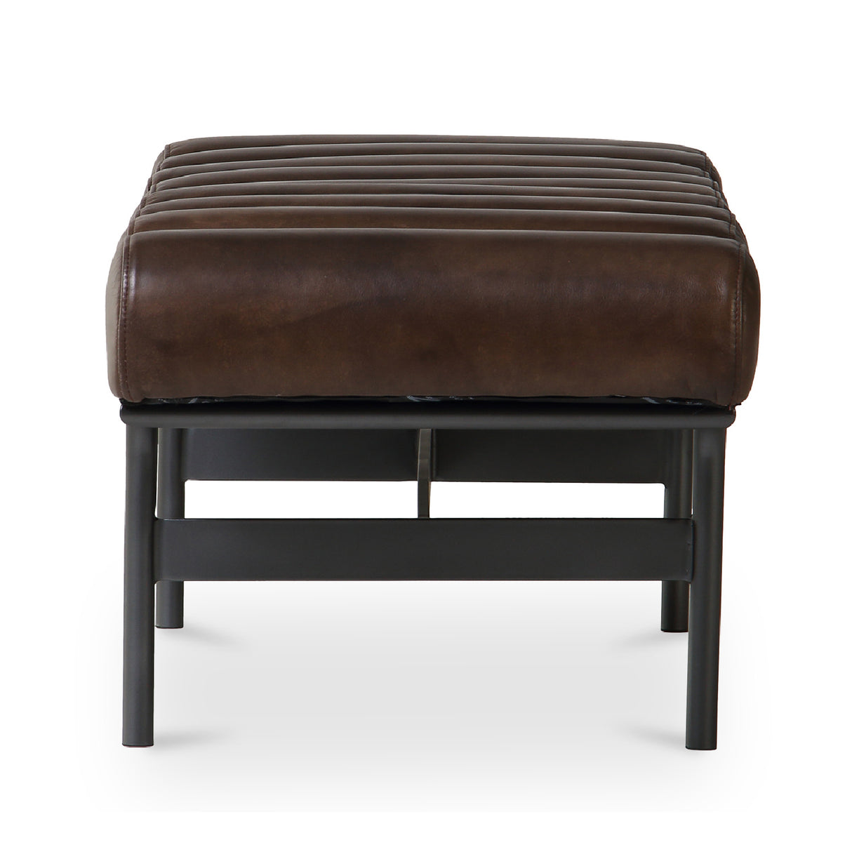   Modern European furniture - Channeled Leather Bench - www.oroa.com | Oroa.com
