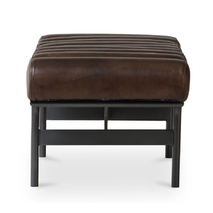  Modern European furniture - Channeled Leather Bench - www.oroa.com | Oroa.com