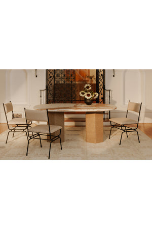   Modern European furniture - Hammered Metal Frame Dining Chair - www.oroa.com | Oroa.com