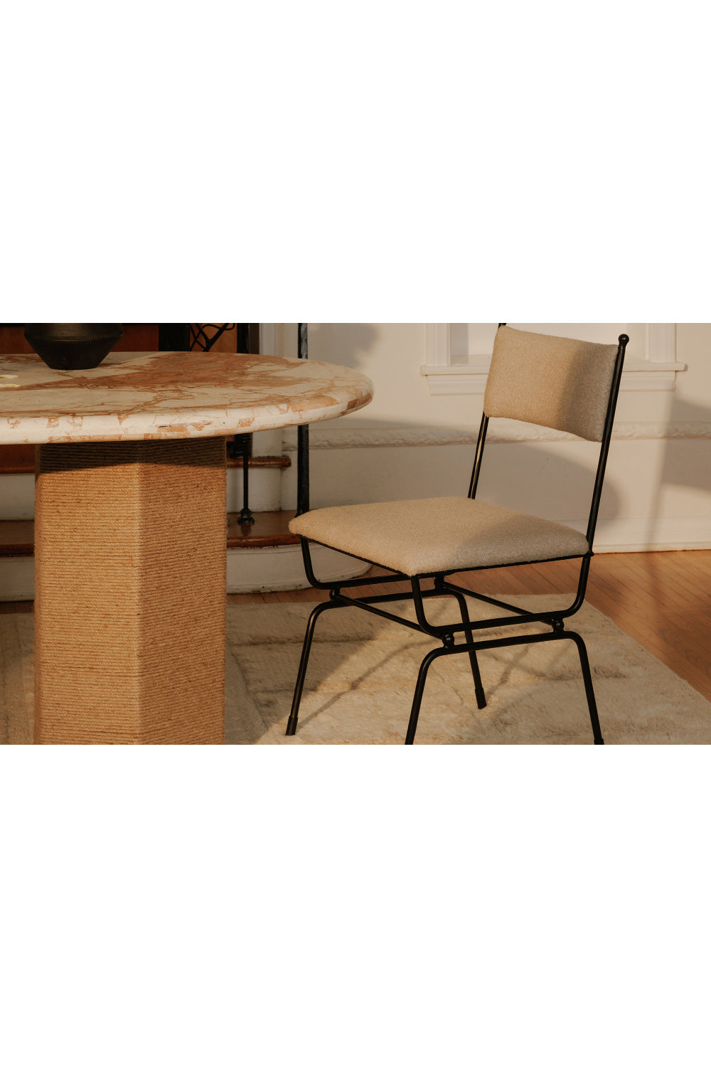   Modern European furniture - Hammered Metal Frame Dining Chair - www.oroa.com | Oroa.com