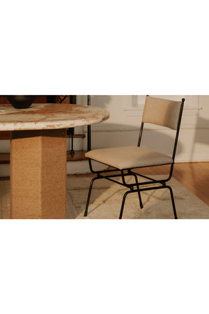   Modern European furniture - Hammered Metal Frame Dining Chair - www.oroa.com | Oroa.com