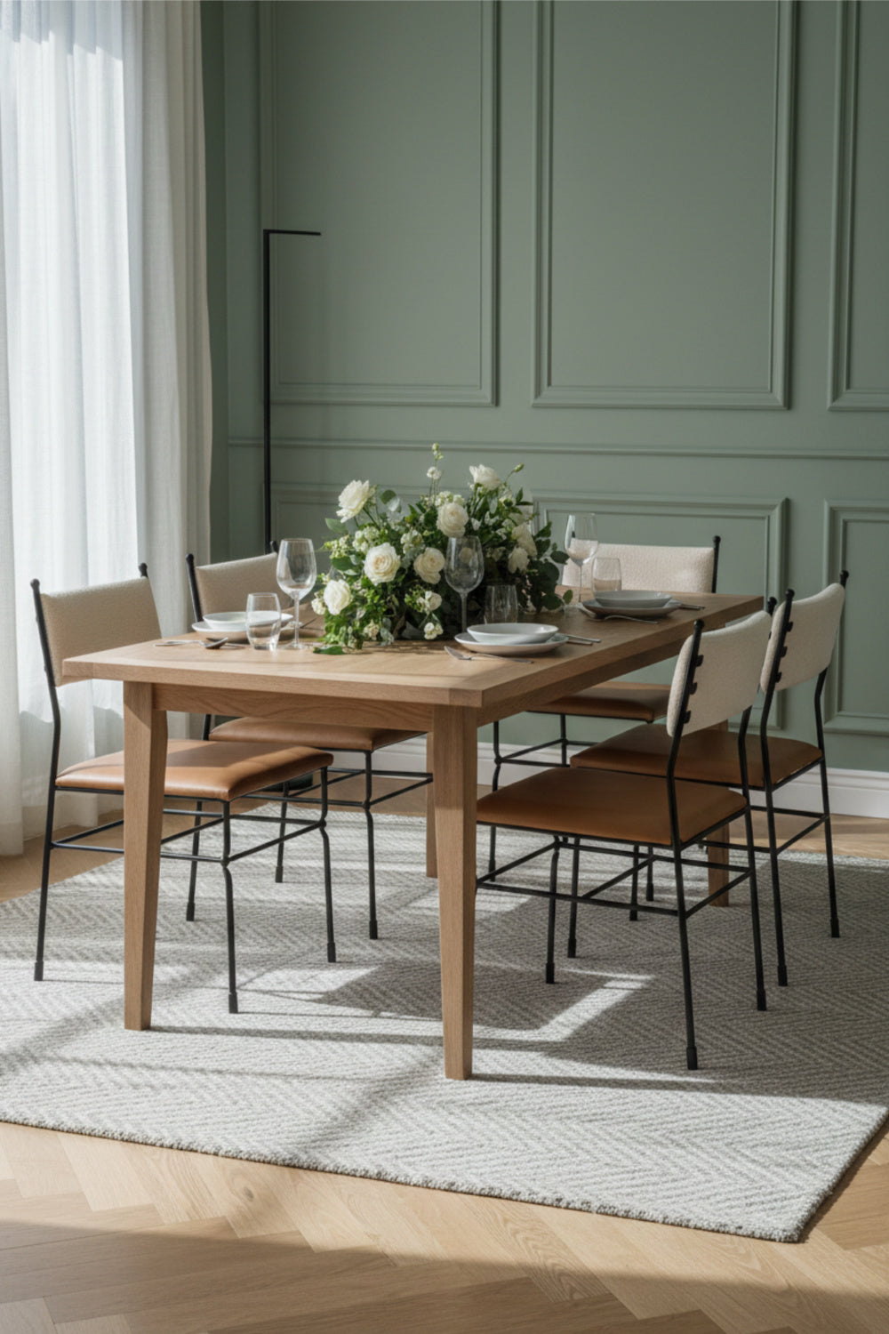   Modern European furniture - Hammered Metal Frame Dining Chair - www.oroa.com | Oroa.com