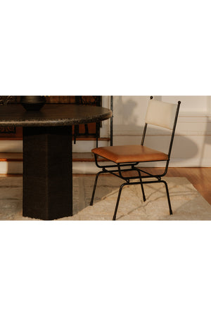   Modern European furniture - Hammered Metal Frame Dining Chair - www.oroa.com | Oroa.com