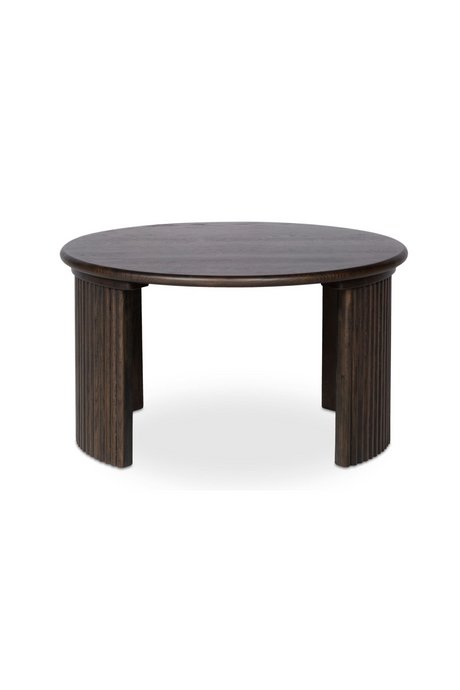   Modern European furniture - Oak Fluted Base Coffee Table - www.oroa.com | Oroa.com