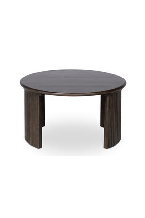   Modern European furniture - Oak Fluted Base Coffee Table - www.oroa.com | Oroa.com