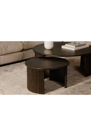   Modern European furniture - Oak Fluted Base Coffee Table - www.oroa.com | Oroa.com