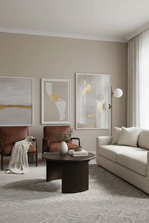   Modern European furniture - Oak Fluted Base Coffee Table - www.oroa.com | Oroa.com