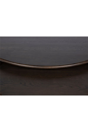   Modern European furniture - Oak Fluted Base Coffee Table - www.oroa.com | Oroa.com
