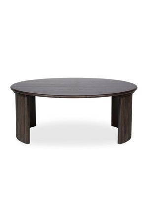   Modern European furniture - Oak Fluted Base Coffee Table - www.oroa.com | Oroa.com