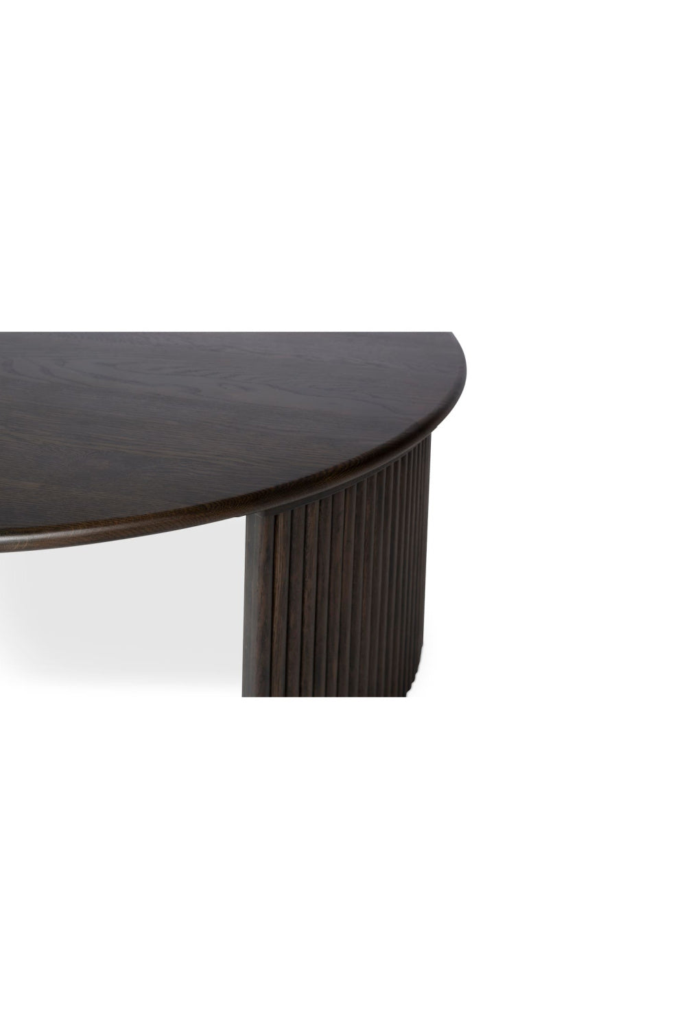   Modern European furniture - Oak Fluted Base Coffee Table - www.oroa.com | Oroa.com
