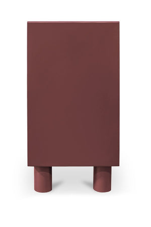   Modern European furniture - Red Wooden 6-Drawer Dresser - www.oroa.com | Oroa.com