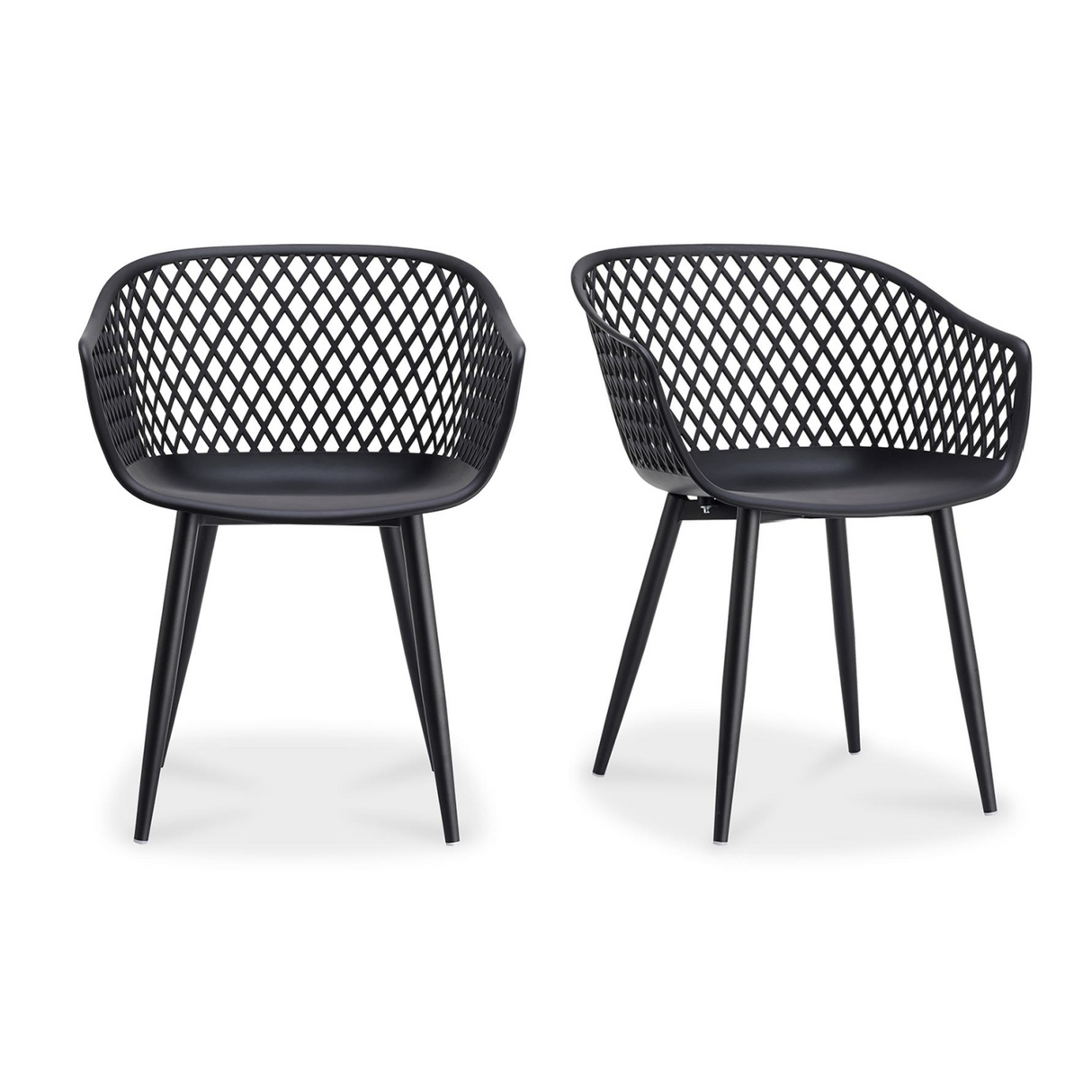   Modern European furniture - Molded Indoor/Outdoor Dining Chairs (2) - www.oroa.com | Oroa.com