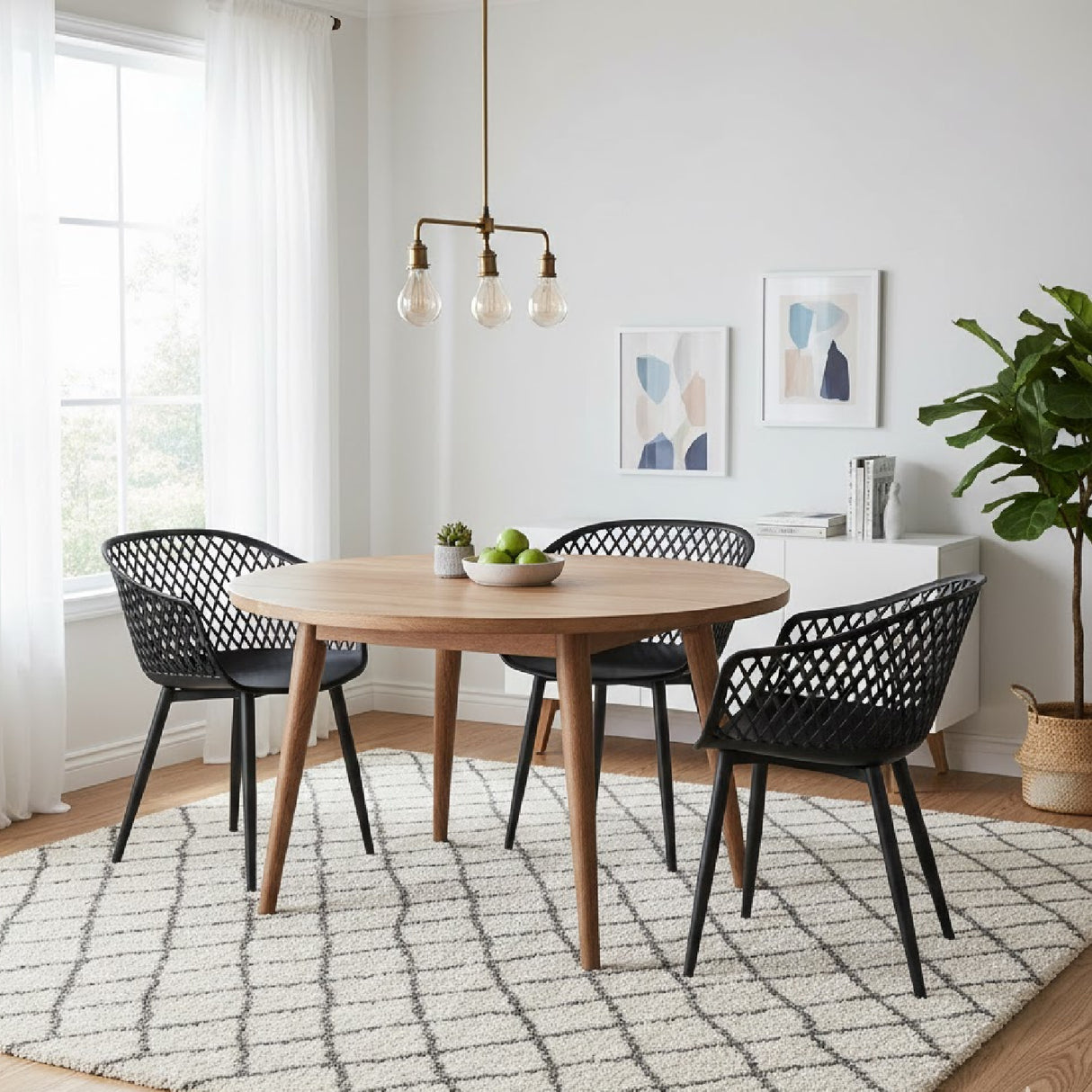   Modern European furniture - Molded Indoor/Outdoor Dining Chairs (2) - www.oroa.com | Oroa.com