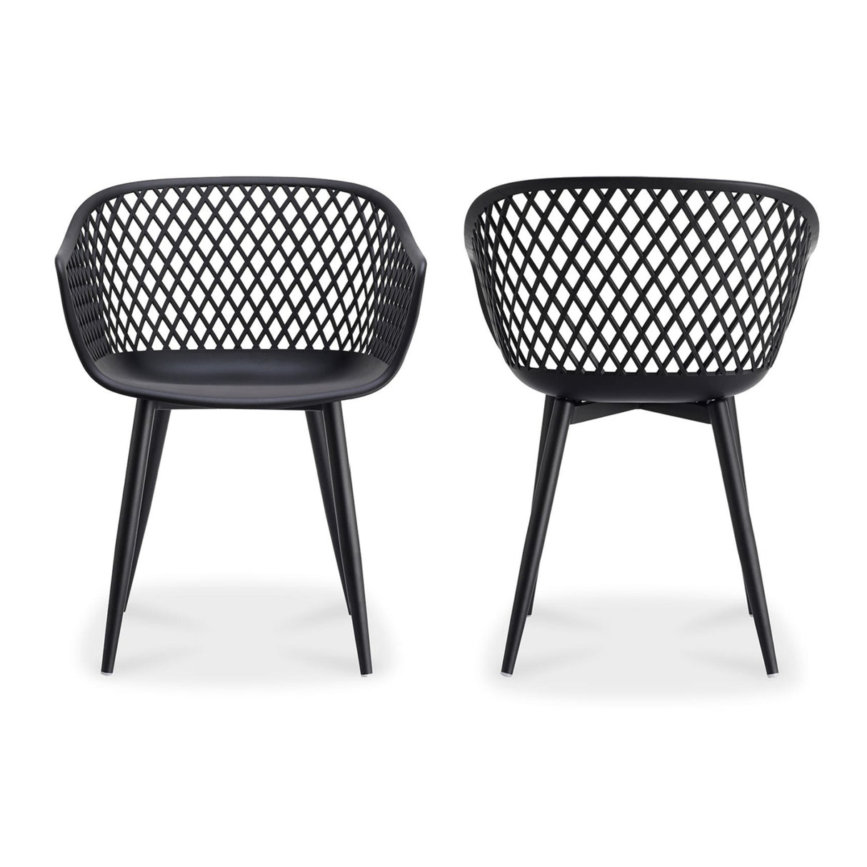  Modern European furniture - Molded Indoor/Outdoor Dining Chairs (2) - www.oroa.com | Oroa.com